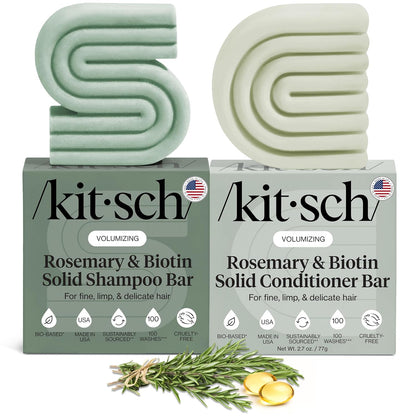 Kitsch_Rosemary_&_Biotin_Shampoo_and_Conditioner_Set_for_Hair_Growth_-_Strengthening,_Thickening_&_Volumizing_Shampoo_and_Conditioner_Bar_-_Paraben,_Sulfate_&_Silicone_Free_-_Made_in_USA_-_2_pack