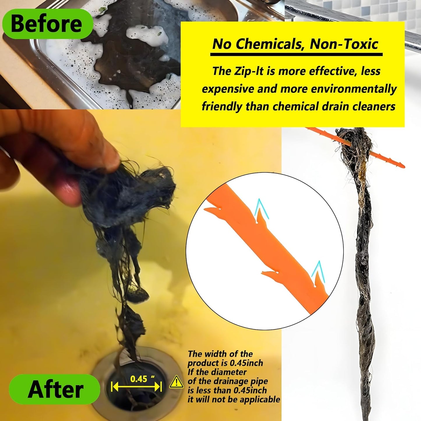 Drain_Snake,_Drain_Clog_Remover,Hair_snake_Tool_Opener,_sink_snake_for_Sewer_Kitchen_Sink_Bathroom_Tub_Toilet_Clogged_Drains_Relief_Cleaning_Tool(1pc_25_Inch_+1pc_20inch)