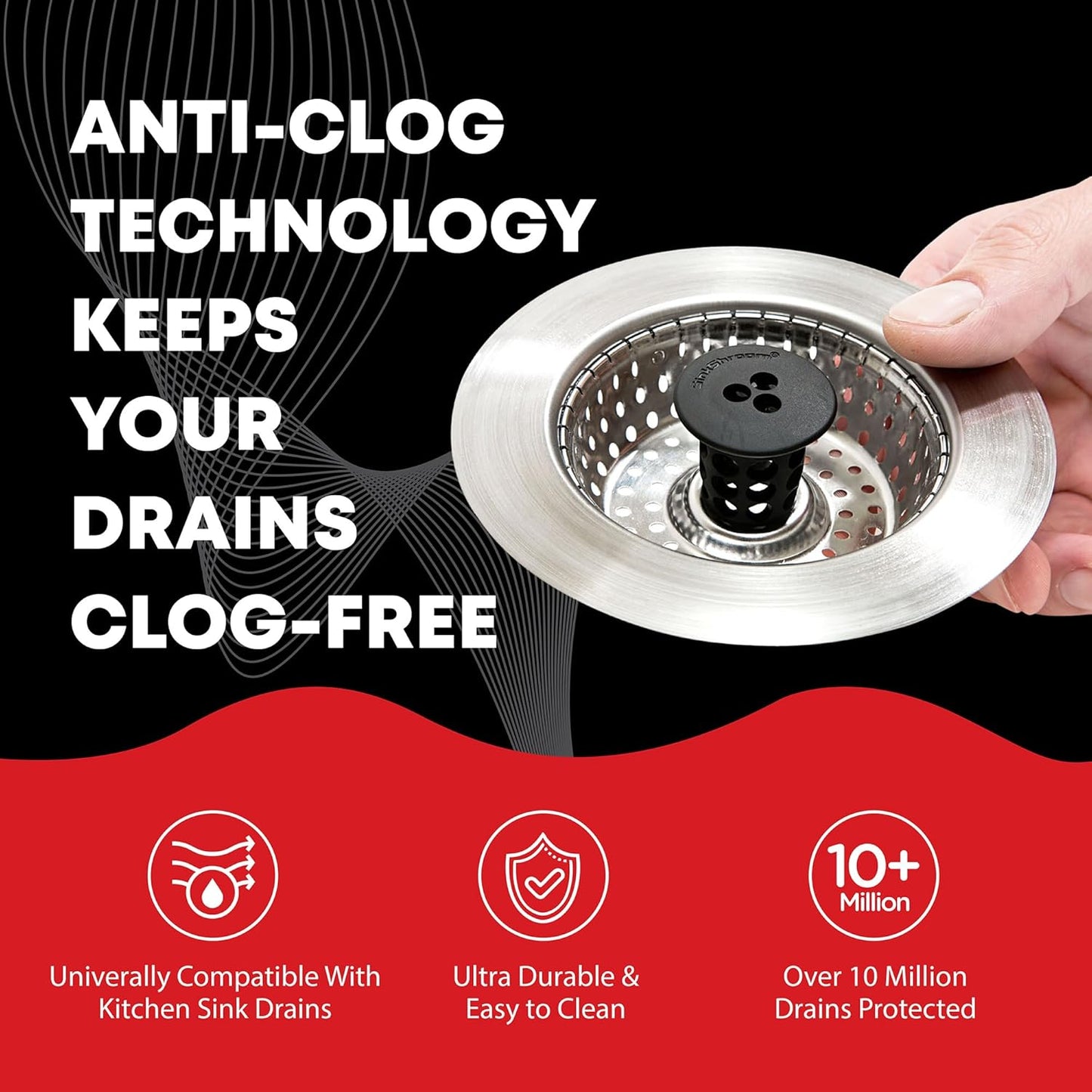 Kitchen_SinkShroom_Revolutionary_Clog-Free_Stainless_Steel_Sink_Strainer,_Chrome_gray