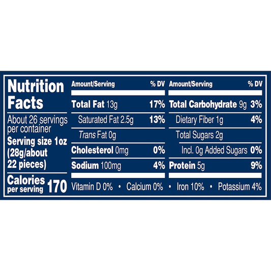 PLANTERS_Fancy_Whole_Cashews_with_Sea_Salt,_26_Ounces_(_Pack_of_1)_Resealable_Jar_-_Made_with_Simple_Ingredients_-_Good_Source_of_Vitamins_and_Minerals_-_Kosher_(Packaging_May_Vary)