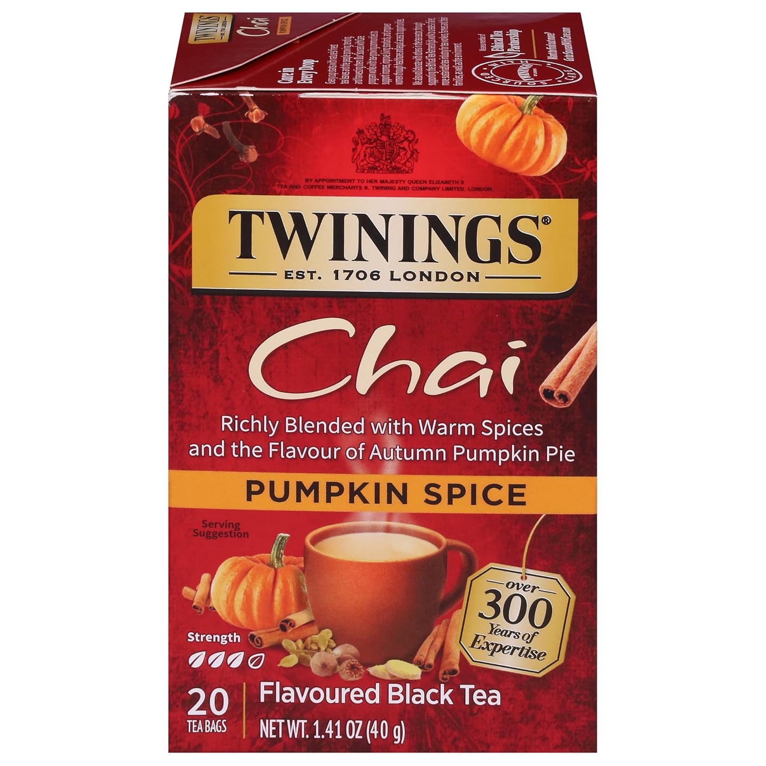 Twinings_Pumpkin_Spice_Chai_Black_Tea_Individually_Wrapped_Bags,_20_Count_(Pack_of_1),_Warm,_Spicy_&_Aromatic,_Caffeinated,_Enjoy_Hot_or_Iced,_20_Teabags