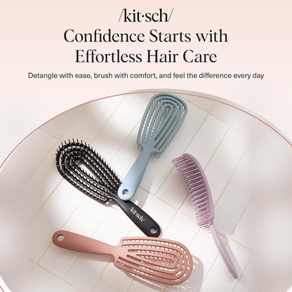 Kitsch_Hair_Brush_Detangler_–_Flexi_Flow_Hair_Brush_for_Women,_Men_&_Kids_|_Detangling_Brushes_for_Curly_Hair_with_Bendable_Frame,_Bounce_Curl_Defining_Brush_for_Wet_or_Dry_Strands_-_Black