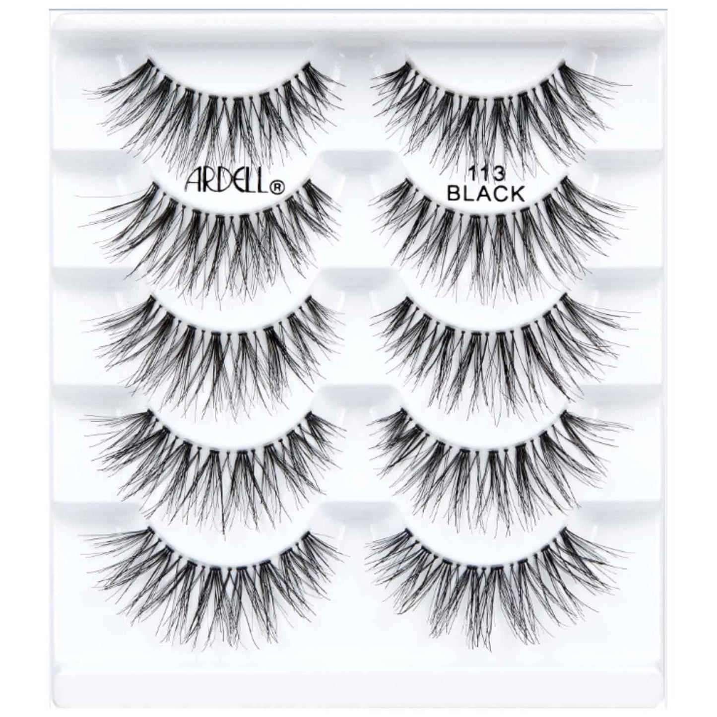 Ardell False Eyelashes 113 – Natural Wispy Strip Lashes, Lightweight & Seamless Invisiband for All-Day Wear