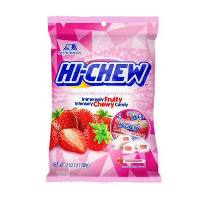 HI-CHEW Assorted, Green Apple Strawberry Mango Grape, Soft & Chewy Candy 2lb - 185+ Pieces Individually Wrapped - Made with Immensely Juicy Fruity Flavors