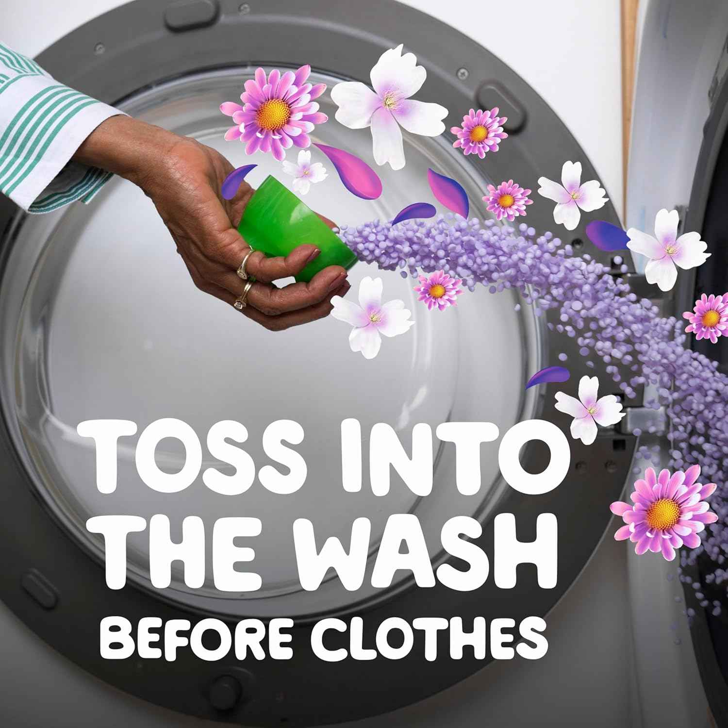 Gain In-Wash Laundry Scent Booster Beads, Moonlight Breeze Scent, Fresh Extender + Odor Protection