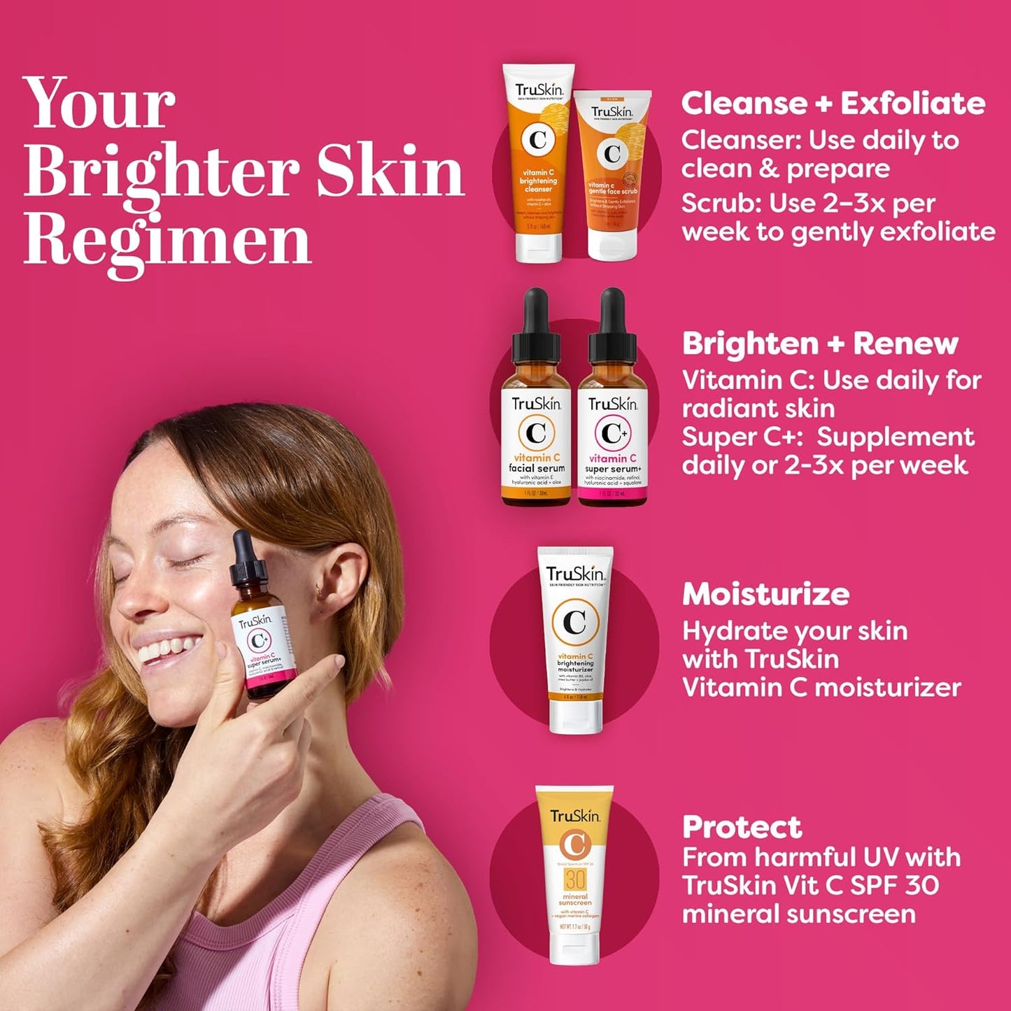TruSkin_Vitamin_C_Super_Serum_for_Face_-_Five_Skin_Benefits_in_One_Serum_with_Vitamin_C,_Retinol,_Niacinamide,_Hyaluronic_Acid_&_Squalane_-_Brighten,_Firm_&_Smooth_the_Look_of_Skin,_2_Fl_Oz