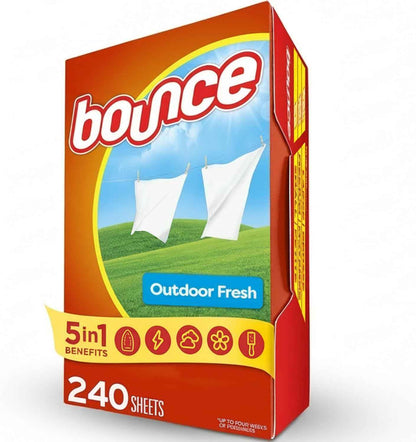 Bounce Fabric Softener Sheets, Outdoor Fresh Scent