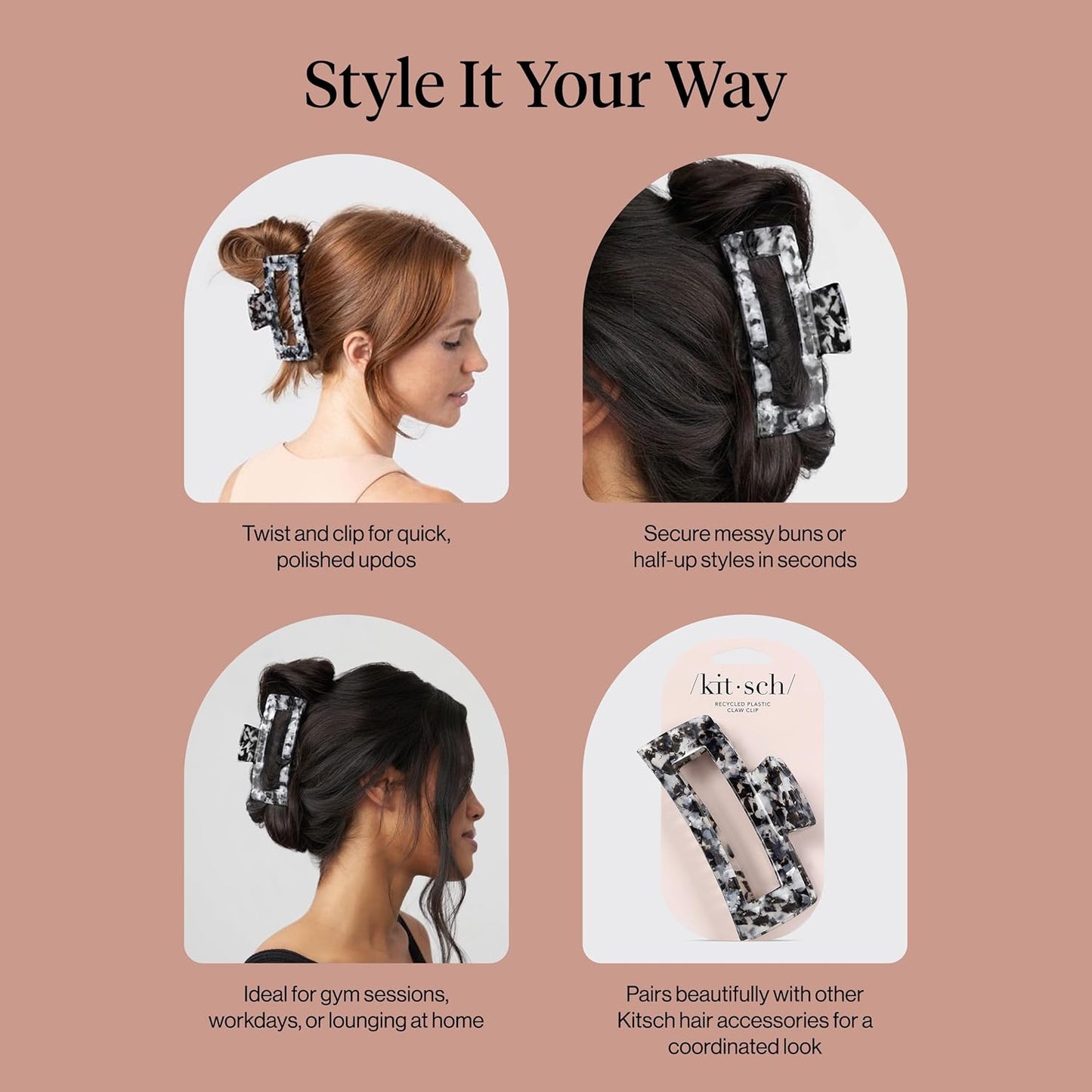 Kitsch_Jumbo_Hair_Clip_for_Women_–_Recycled_Plastic_Hair_Claw_Clip_-_All-Day_Strong_Hold,_Durable_Non-Slip_Grip_for_Thick_&_Thin_Hair_-_Black,_1pc