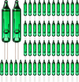 Mudder 100 Pcs 3.5 Volt Mini Christmas Tree Replacement Bulbs for Incandescent String Lights for Holiday Decoration Pinched Base, 0.43 Watt 125 mA (Clear)