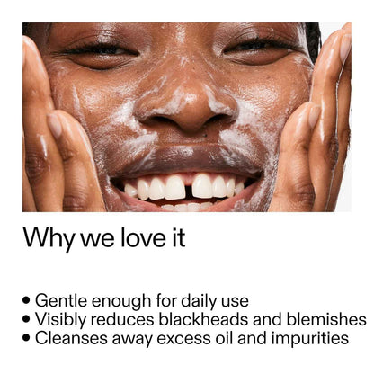 The INKEY List Salicylic Acid Cleanser - Daily Exfoliating Cleanser with 2% Salicylic Acid & Zinc PCA, Unclogs Pores, Anti Acne, Reduces Blackheads & Excess Oil for Clearer Skin