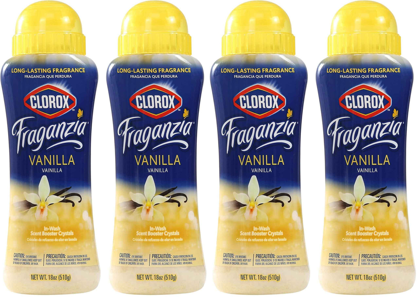 Clorox Fraganzia Laundry Scent Booster Crystals, In-Wash Fragrance Beads for Fresh-Smelling Clothes & Linens, Safe for All Fabrics & Colors, Easy-Pour Bottle