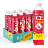Sparkling Ice STARBURST, Zero Sugar Flavored Sparkling Water, with Vitamins and Antioxidants, Low Calorie Beverage, 17 fl oz Bottles (Pack of 12)