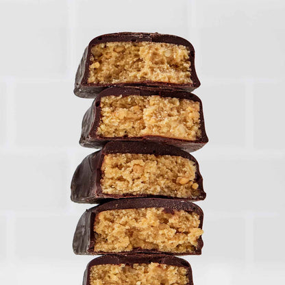 Perfect Bar Mini, Chocolate Covered Peanut Butter Protein Bar, Protein Snack, Snack Bar, Organic, Gluten Free, Soy Free, Non GMO, No Sugar Alcohols, 1.05 Ounce Bar, 18 Count