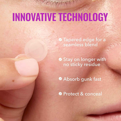Good Molecules Pimple Patches for Face, Ultra-Thin Hydrocolloid Acne & Zit Patches, Invisible Under Makeup, Clinically Tested Acne Spot Treatment