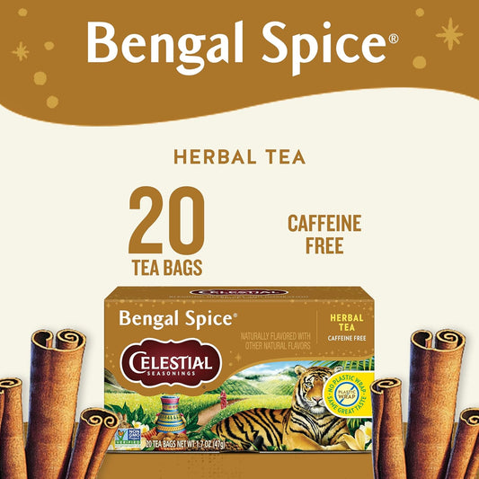 Celestial_Seasonings_Bengal_Spice_Herbal_Tea,_20_Tea_Bags_Box