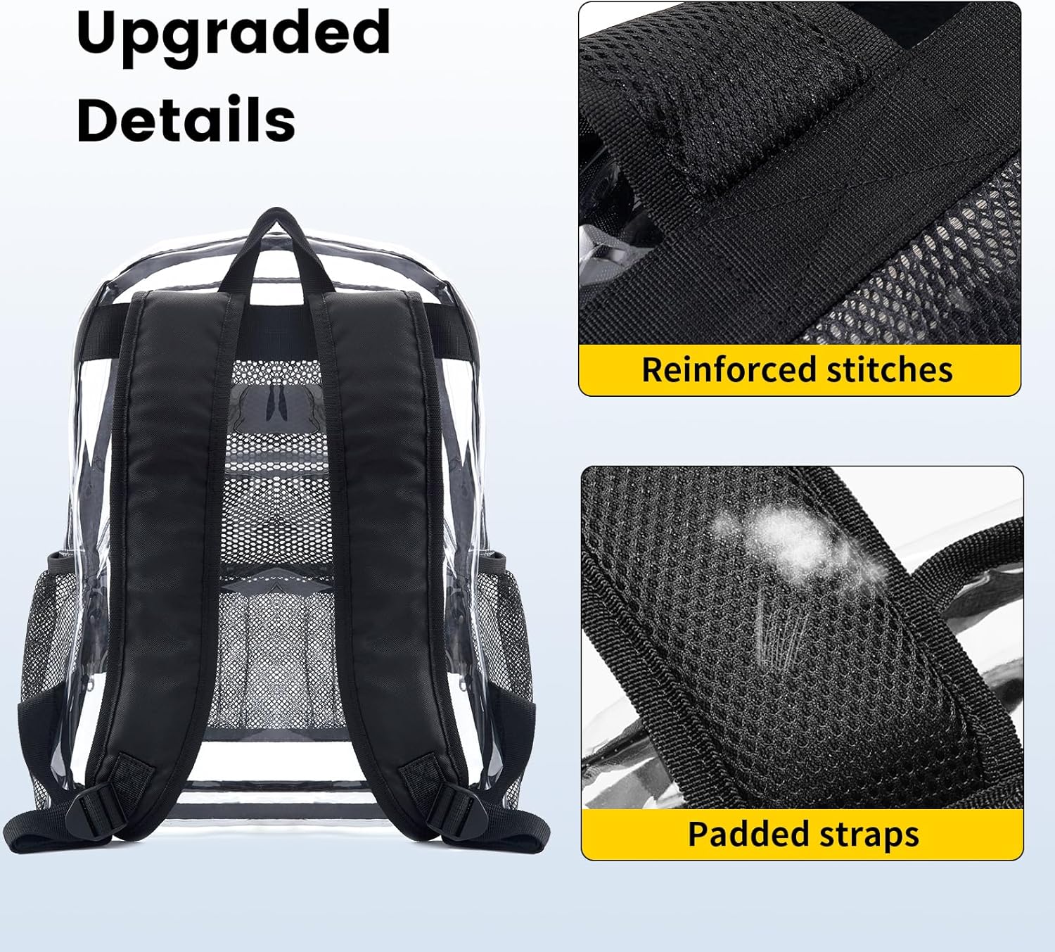 Vorspack_Clear_Backpack_Heavy_Duty_PVC_Transparent_Backpack_with_Reinforced_Strap_Stitches_&_Large_Capacity_for_College_Workplace_Security_-_Black