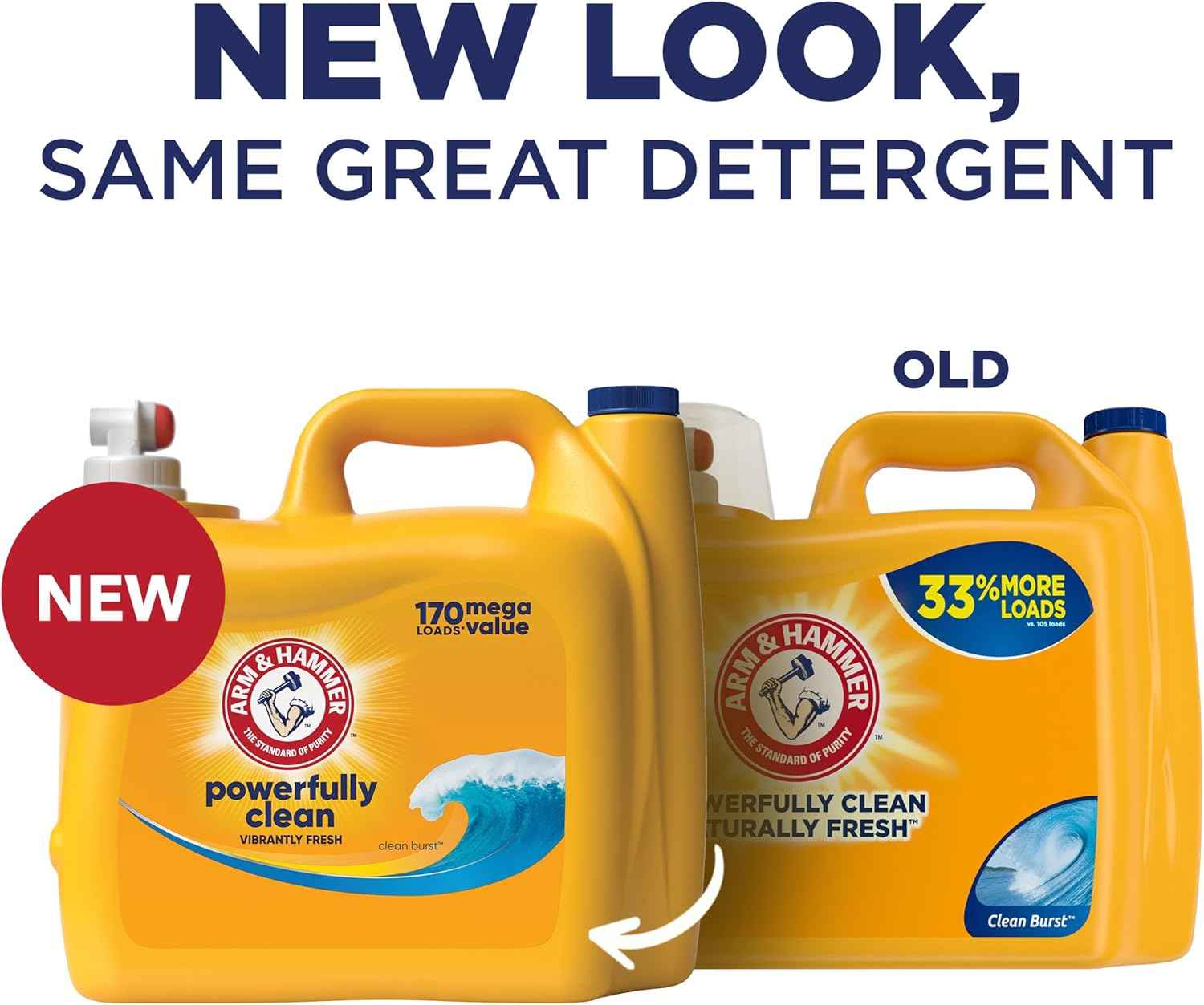 ARM & HAMMER Liquid Laundry Detergent, Clean Burst Fresh