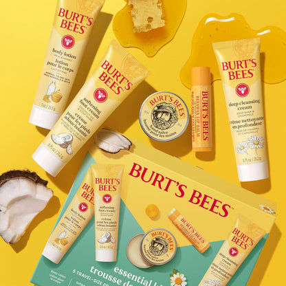 Burt's_Bees_Mothers_Day_Gifts_Ideas_-_Essentials_Everyday_Set,_5_Travel_Size_Products_-_Deep_Cleansing_Cream,_Hand_Salve,_Body_Lotion,_Foot_Cream_and_Original_Lip_Balm
