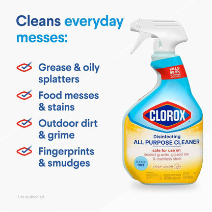 Clorox Disinfecting All-Purpose Cleaner and Bathroom Cleaner, Household Essentials