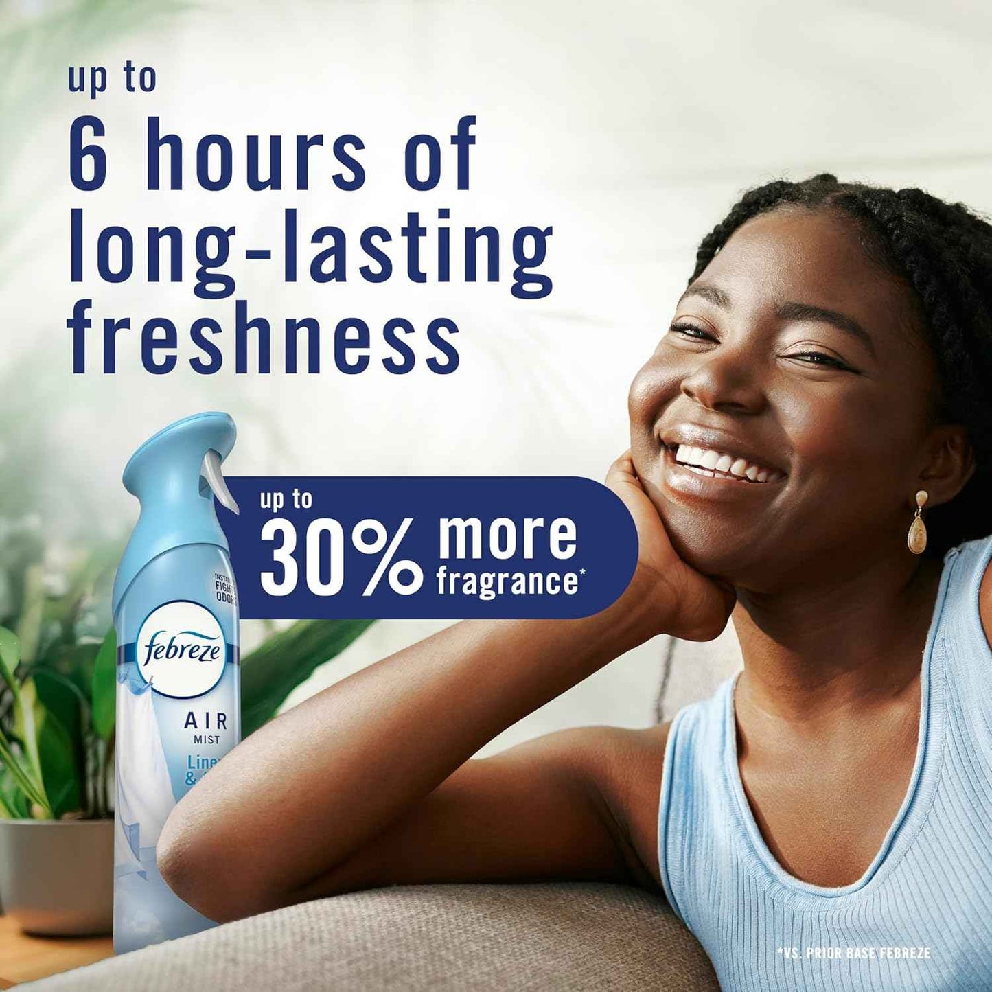 Febreze Air Mist, Air Freshener Spray, Odor Fighting Room Spray, Deodorizer for Home Bathroom Kitchen Office Apartment Dorm Room Classroom, Hawaiian Aloha, 8.1oz, 6ct