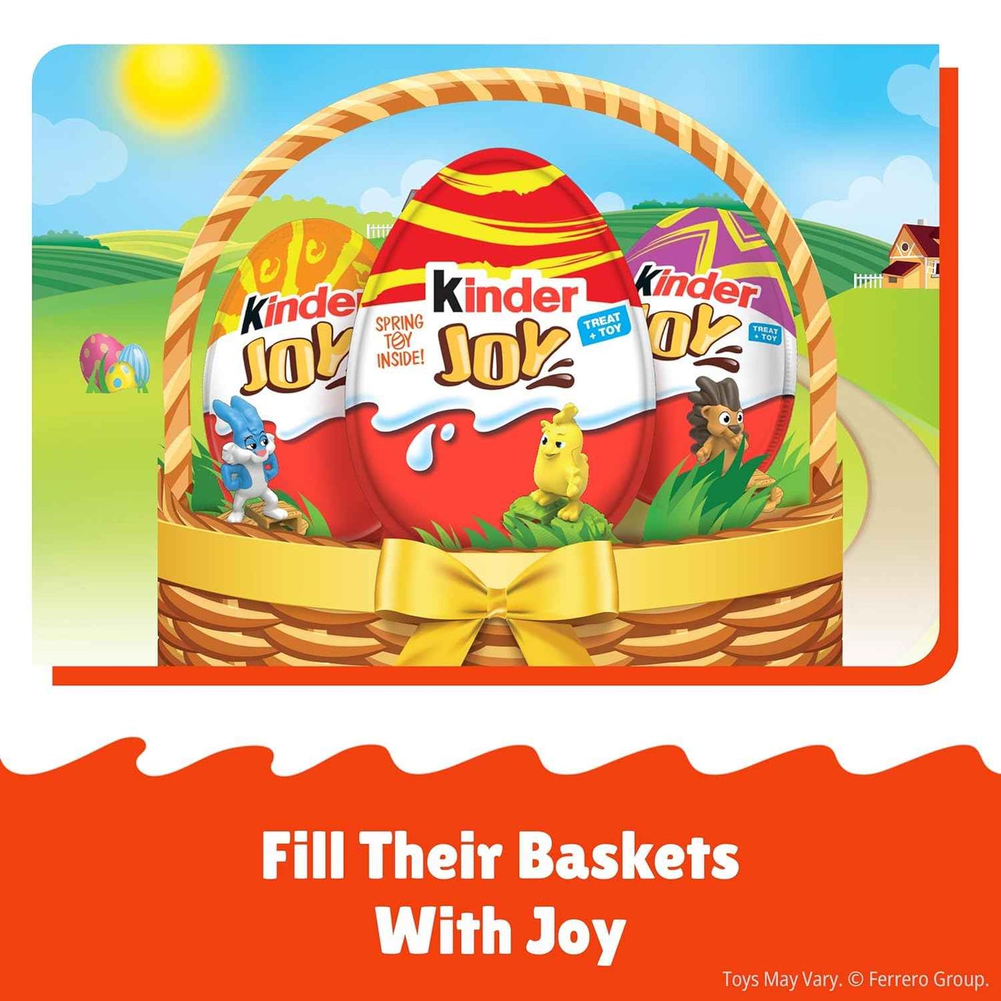 Kinder Joy Eggs, Treat Plus Toy, Chocolatey Wafer Bites, Individually Wrapped, 15 Count, 10.5 oz