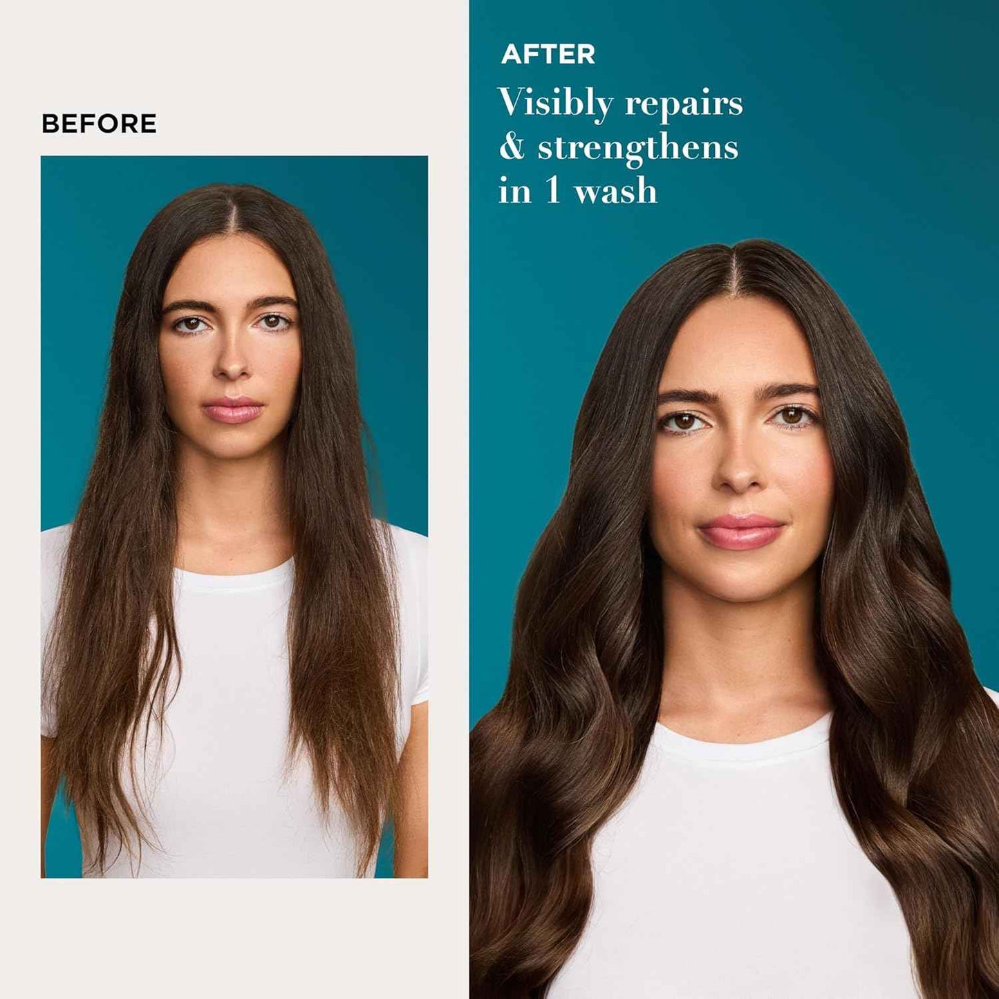 OGX Renewing + Argan Oil of Morocco Shampoo & Conditioner Set, Damage Repairing Shampoo & Conditioner Helps Strengthen & Repair Dry, Damaged Hair, Sulfate-Free Surfactants