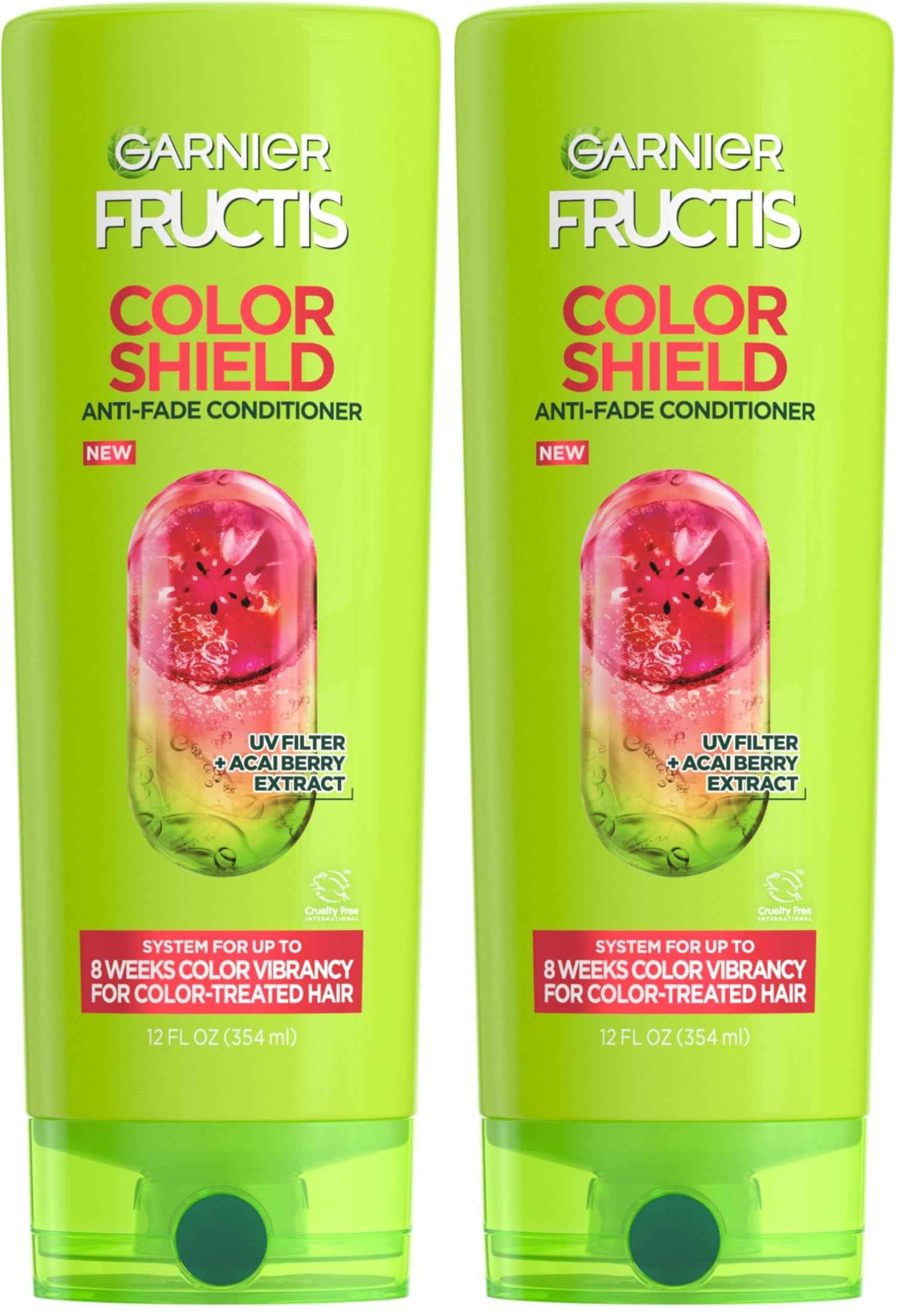 Garnier Fructis Color Shield Anti-Fade Conditioner for Color Treated Hair, 12 Fl Oz