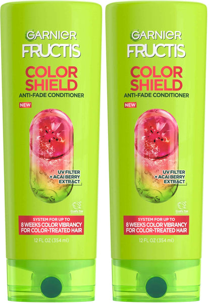 Garnier Fructis Color Shield Anti-Fade Conditioner for Color Treated Hair, 12 Fl Oz