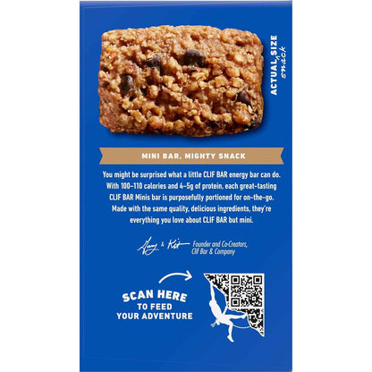 CLIF BAR Minis - Chocolate Chip - Made with Organic Oats - 4g Protein - Non-GMO - Plant Based - Snack-Size Energy Bars - 0.99 oz