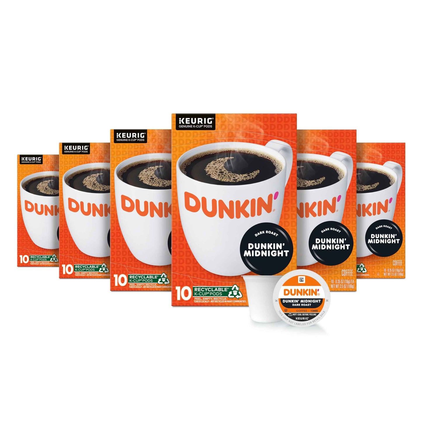 Dunkin’ Coffee, Medium Roast, K-Cup Pods, Keurig K-Cup Pods