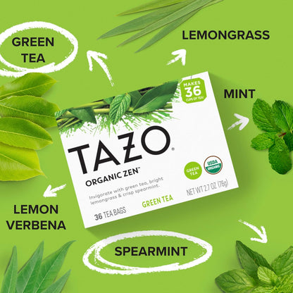 TAZO_Organic_Zen_Green_Tea,_Caffeinated_Tea_with_Refreshing_Lemongrass_&_Spearmint,_36_Total_Bags