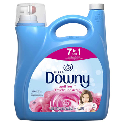 Downy Soft, 2 in 1 Soft and Fresh Liquid Fabric Softener, April Fresh, Fabric Conditioner Liquid provides softness and freshness for fabrics