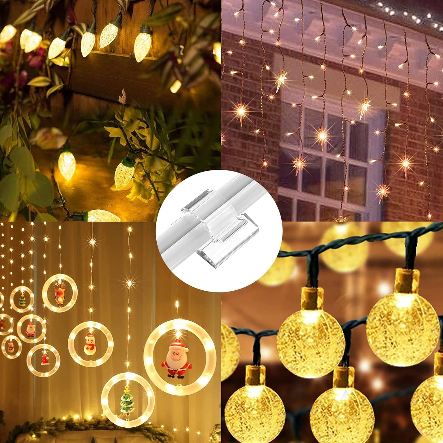 100_PCS_Outdoor_Light_Clips_Clear_(Small_&_Large),_Adhesive_Cable_Clips_for_Wall_Wire_Holder_Cable_Management_Cord_Organizer,_Christmas_Light_Hooks_for_LED_String_Lights,_Car_Dash_Cam,_Extension_Cord
