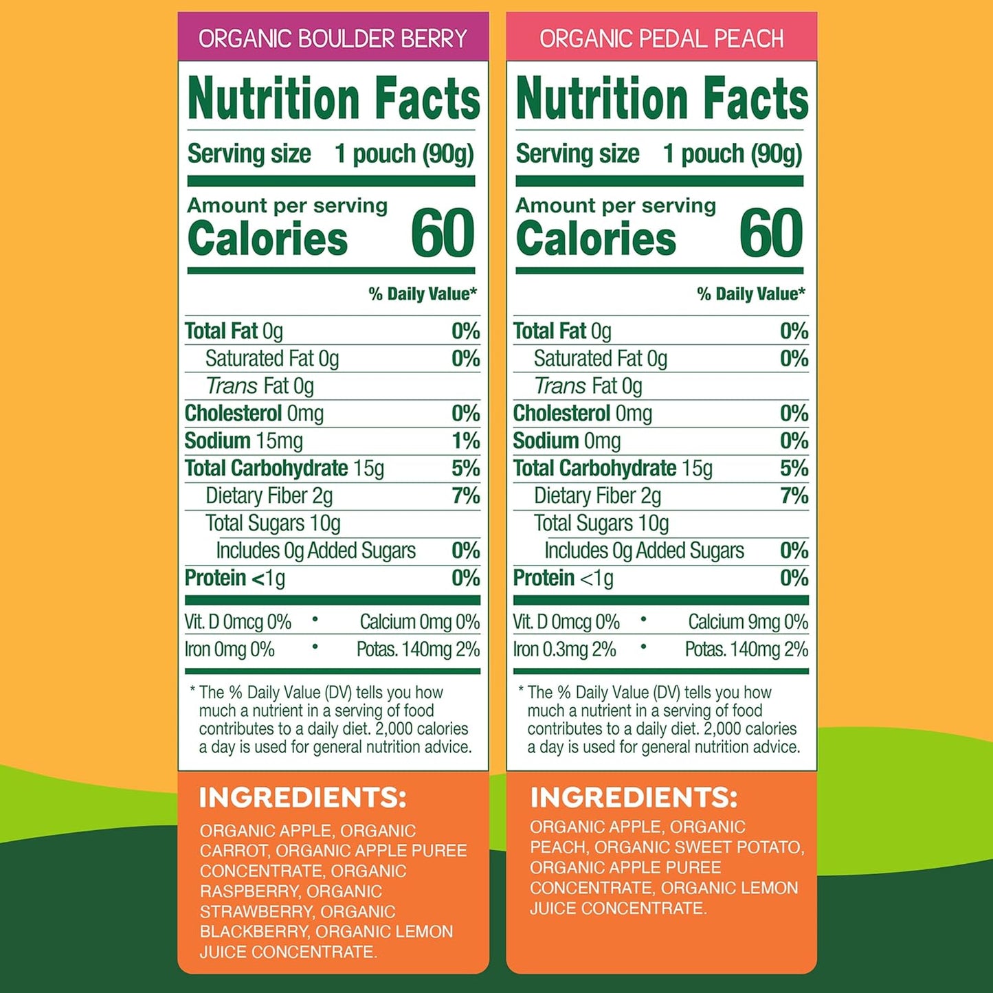 GoGo_squeeZ_Organic_Fruit_&_veggieZ_Applesauce_and_Puree_Variety_Pack,_Pedal_Peach_and_Boulder_Berry,_3.2_oz_(Pack_of_12),_Unsweetened_Snacks_for_Kids,_BPA_Free_Pouches