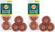 Brown - 3 Scrubbers (Pack of 2)