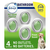 Febreze Multicolor Bathroom Air Freshener, Plug in Alternative, Air Fresheners for Home, Bathroom, Kitchen, and Closet