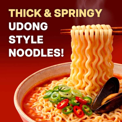 Nongshim Neoguri Spicy Seafood with Udon-Style Noodle, 4.2 Ounce