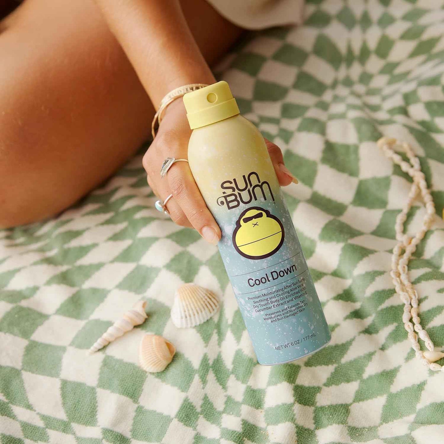Sun Bum Cool Down Aloe Vera Spray - Vegan After Sun Care to Soothe and Hydrate Sunburn - 6 oz
