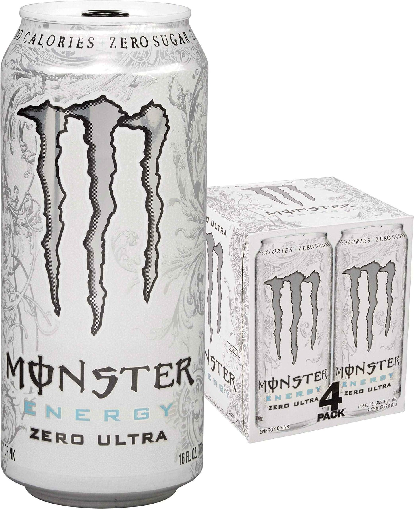 Monster Energy Ultra Variety Pack, PKZSD, Sugar Free Energy Drink, 16 Ounce | Pack of 15