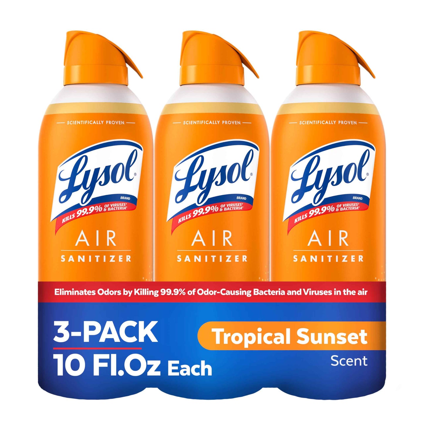 Lysol Air Sanitizer Spray with Bacterial Odor Eliminator for Home & Office, Sanitizing Air Spray, Air Freshener Alternative