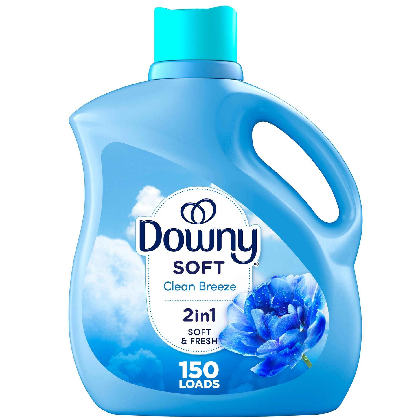 Downy Soft, 2 in 1 Soft and Fresh Liquid Fabric Softener, April Fresh, Fabric Conditioner Liquid provides softness and freshness for fabrics