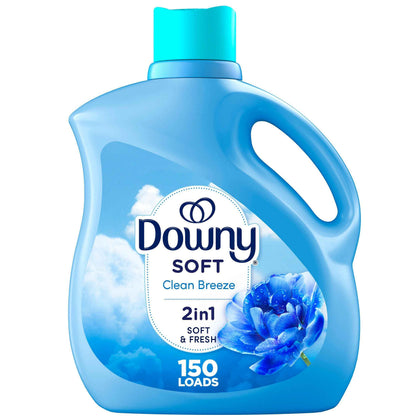 Downy Soft, 2 in 1 Soft and Fresh Liquid Fabric Softener, April Fresh, Fabric Conditioner Liquid provides softness and freshness for fabrics