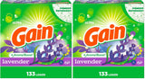 Gain Powder Laundry Detergent, Lavender Scent, 123 OZ