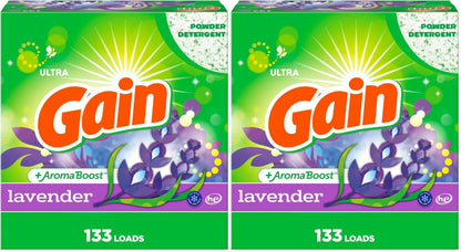 Gain Powder Laundry Detergent, Lavender Scent, 123 OZ