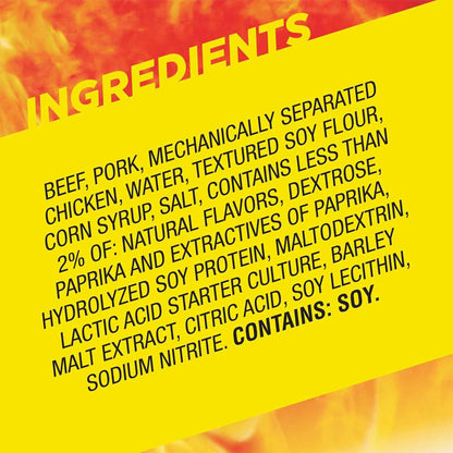 Slim Jim Smoked Meat Sticks, 6g Protein Per Serving, Snack Size, Father's Day Bulk Snack Gifts