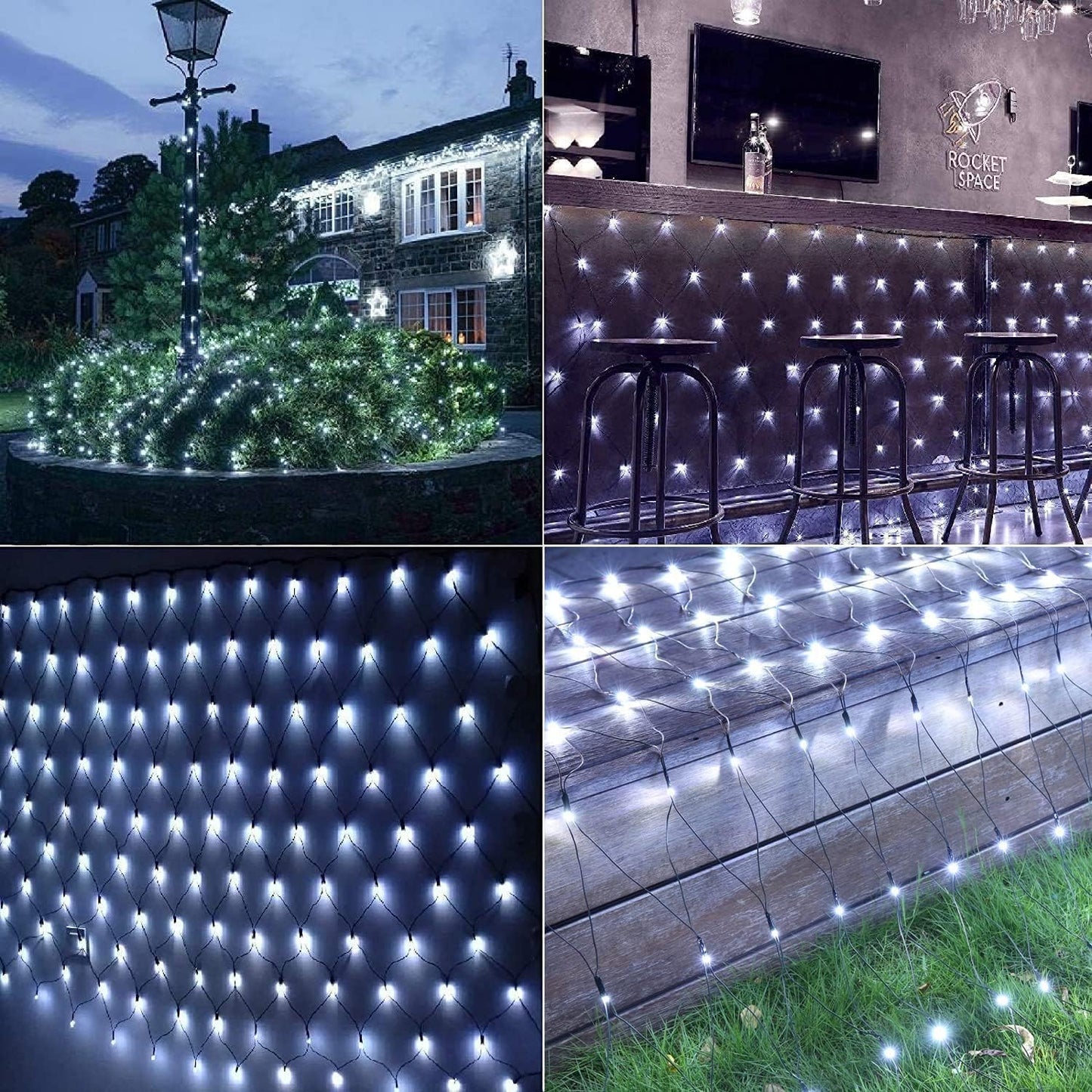iBaycon_4ft_x_6ft_Christmas_Net_Mesh_Lights,_8_Modes_Timer_Connectable_Waterproof_Christmas_Lights_for_Trees,_Bushes,_Wedding,_Garden,_Outdoor_Decorations_(White,_1PACK)