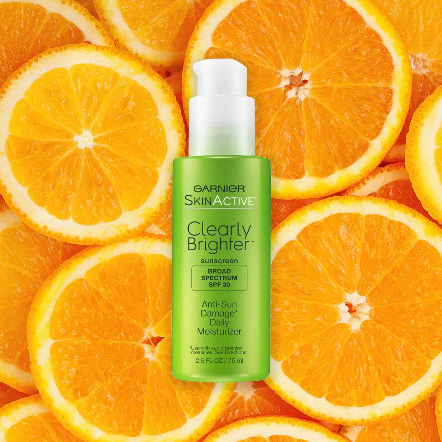 Garnier SkinActive Clearly Brighter SPF 30 Face Moisturizer with Vitamin C, 2.5 Fl Oz (75mL)