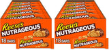 REESE'S NUTRAGEOUS Chocolate, Peanut Butter, Caramel and Peanut Candy Bars, 1.66 oz