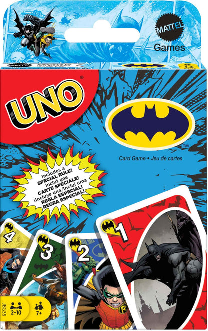 Mattel Games UNO Card Game, Gifts for Kids and Family Night, Themed to Video Game, Travel Games, Storage Tin Box