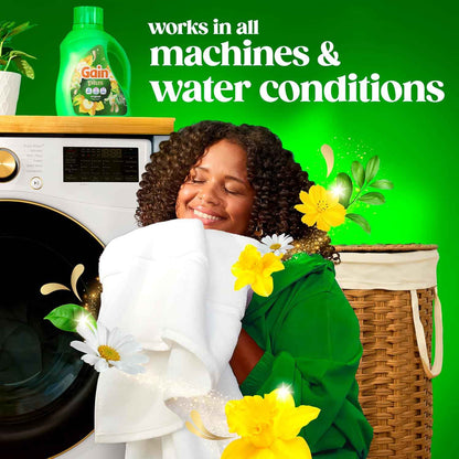 Gain Plus Liquid Laundry Detergent, Cleaner, Fresher, Now with Oxi, Original Scent